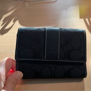 Coach Black Wallet